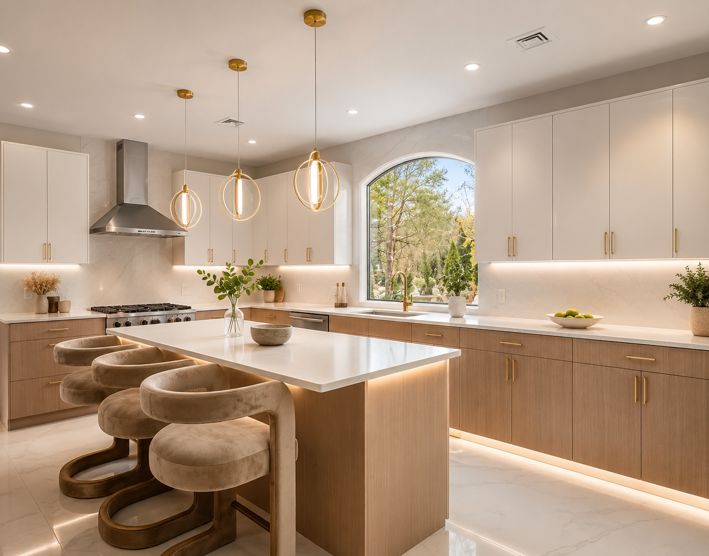 Custom Kitchen Build — TS Homes construction management project in New Jersey